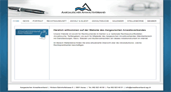 Desktop Screenshot of anwaltsverband-ag.ch