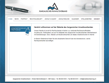 Tablet Screenshot of anwaltsverband-ag.ch